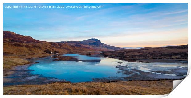 The Old Man Of Storr Scotland Print by Phil Durkin DPAGB BPE4