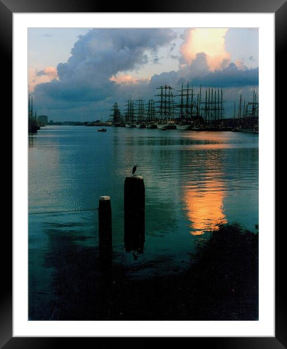 Tall Ships  Framed Mounted Print by Carla Maloco