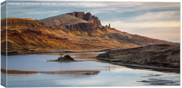 The Old Man Of Storr Canvas Print by Phil Durkin DPAGB BPE4