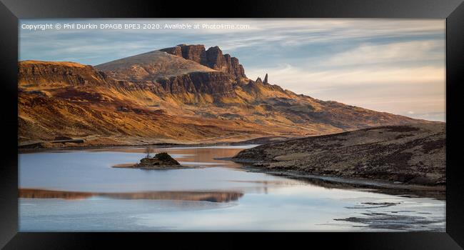 The Old Man Of Storr Framed Print by Phil Durkin DPAGB BPE4