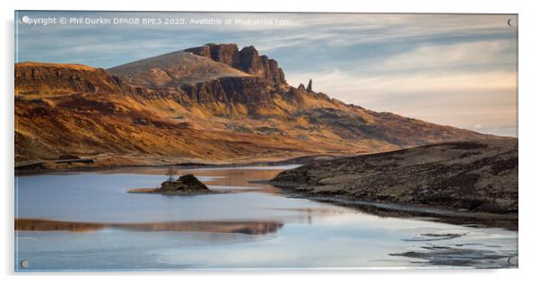 The Old Man Of Storr Acrylic by Phil Durkin DPAGB BPE4