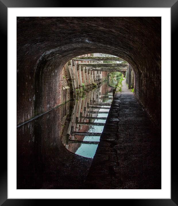 Bridgewater Canal Tunnel Framed Mounted Print by David Buckland