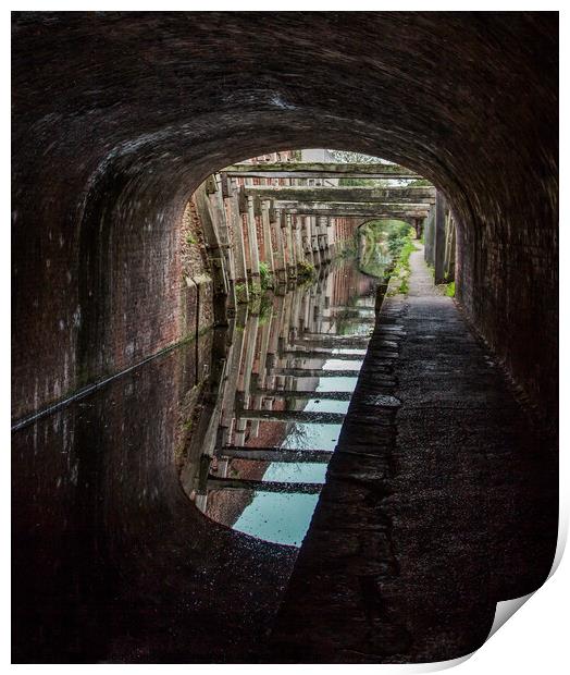 Bridgewater Canal Tunnel Print by David Buckland