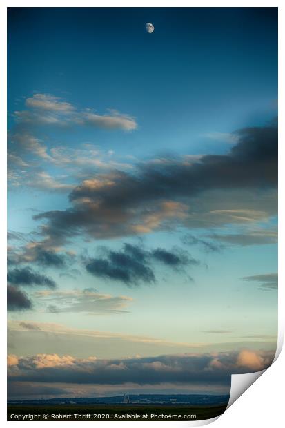 Sky cloud Print by Robert Thrift