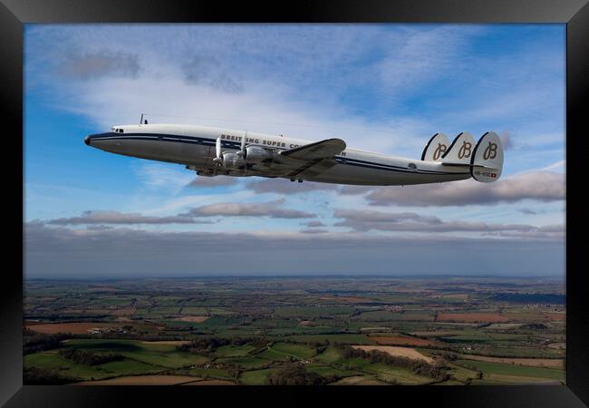 Lockheed Super Constellation Framed Print by Oxon Images