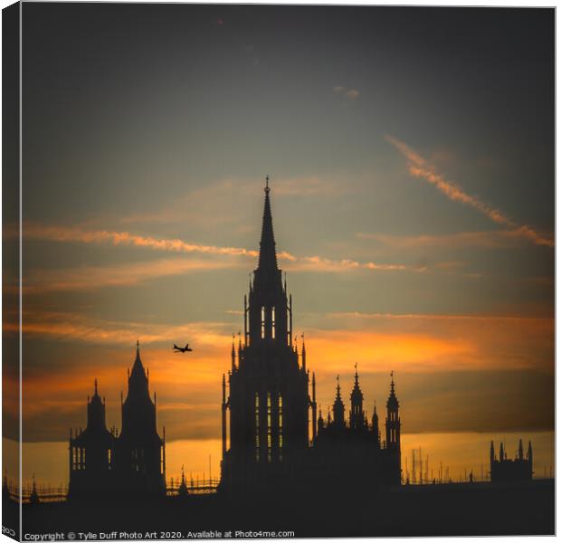 Westminster  Skyline Canvas Print by Tylie Duff Photo Art