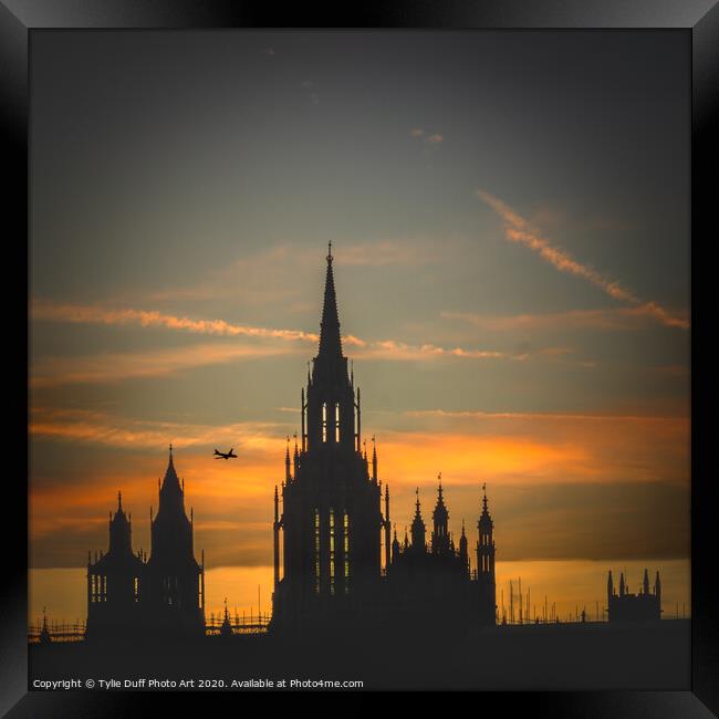 Westminster  Skyline Framed Print by Tylie Duff Photo Art