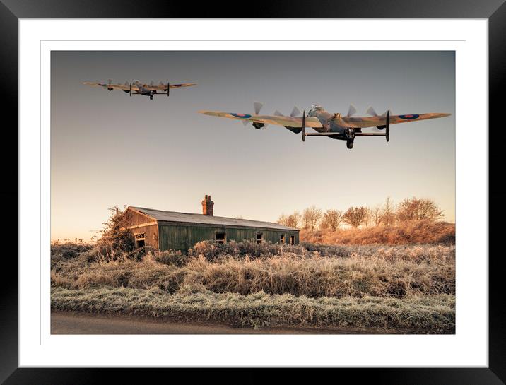 A Frosty Start Framed Mounted Print by Peter Anthony Rollings