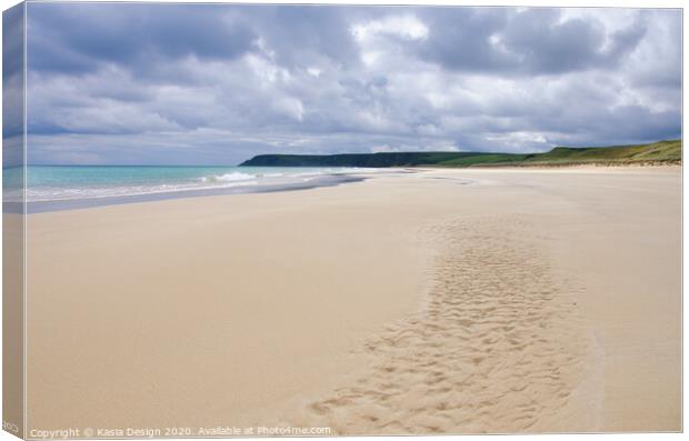 Traigh Mhor, Tolsta, Isle of Lewis Canvas Print by Kasia Design