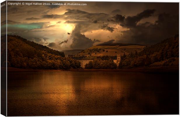Storm Over Howden Canvas Print by Nigel Hatton