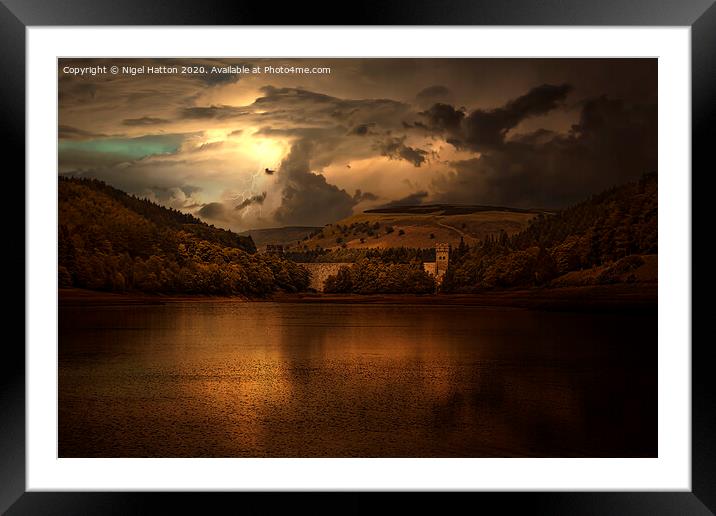 Storm Over Howden Framed Mounted Print by Nigel Hatton