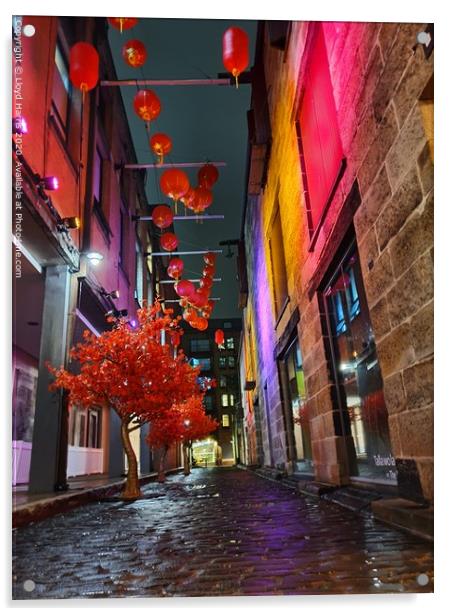 Chinese New year in Sydney Acrylic by Lloyd Harris