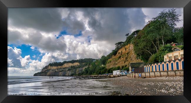 Shanklin Beach Framed Print by Wight Landscapes