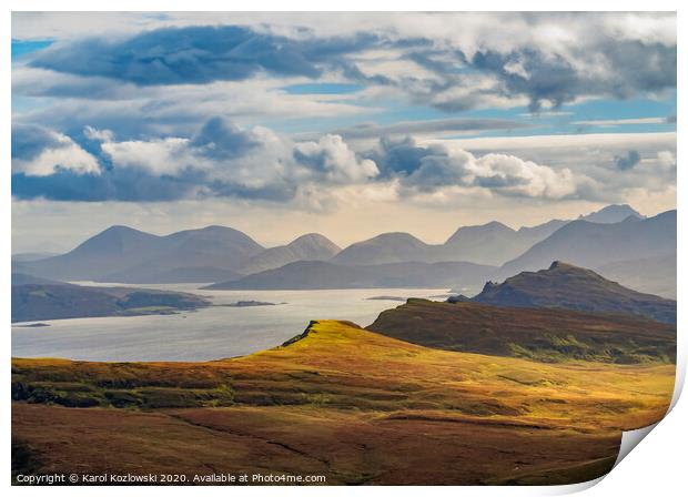Isle of Skye Print by Karol Kozlowski