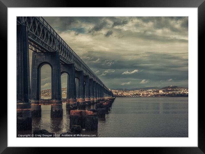 Tay Rail Bridge - Dundee Framed Mounted Print by Craig Doogan