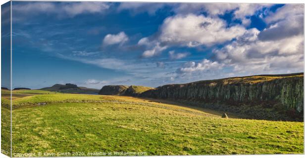 The Shelf, Hadrians Wall Canvas Print by Kevin Smith
