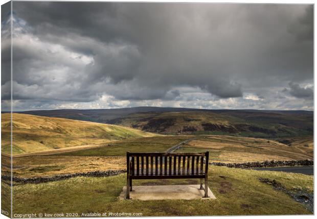 Swaledale view Canvas Print by kevin cook