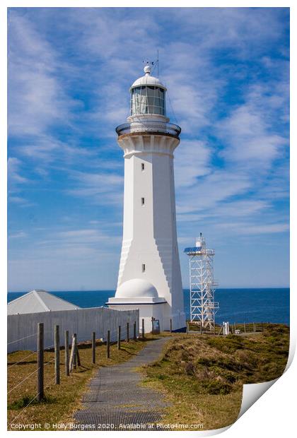 Beacon of Phillip Island: Australia's Coastal Gem Print by Holly Burgess
