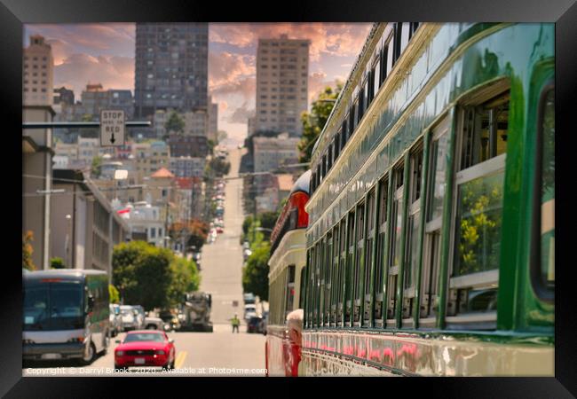 Streets of San Francisco at Dawn Framed Print by Darryl Brooks