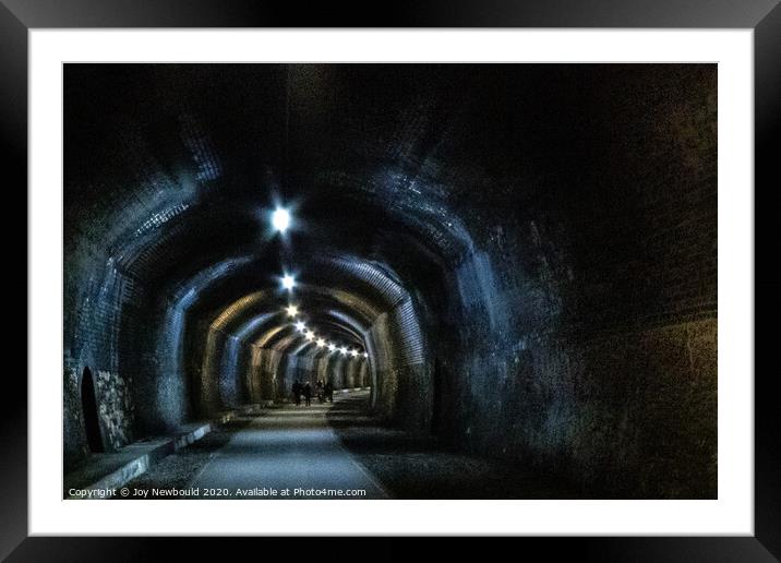 Railway Tunnel at Monsal Head Framed Mounted Print by Joy Newbould