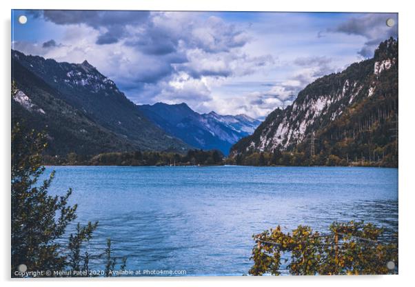 Lake Thun (Thunersee), Bernese Oberland, Switzerland, Europe Acrylic by Mehul Patel