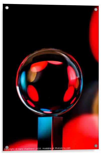Sphere  Acrylic by Gary chadbond
