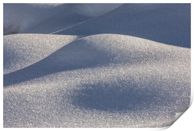 snow shadow Print by Thomas Schaeffer
