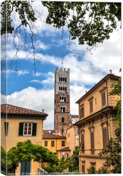 Dome of Lucca / Duomo di Lucca, Tuscany, Italy Canvas Print by Frank Bach