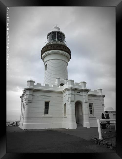 Cape Byron Lighthouse Framed Print by Lloyd Harris