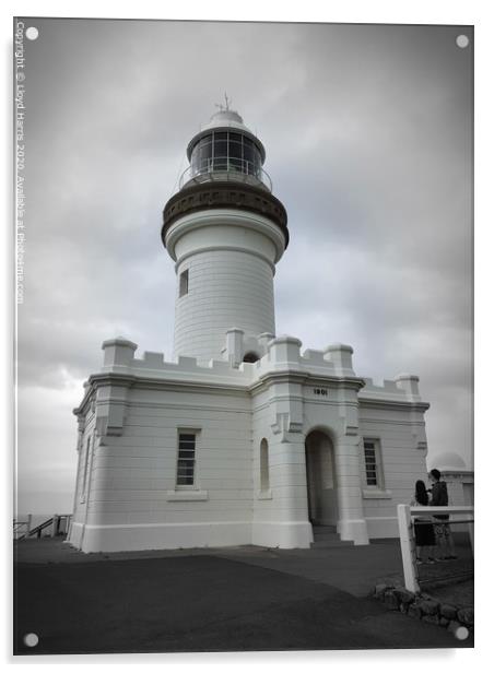 Cape Byron Lighthouse Acrylic by Lloyd Harris