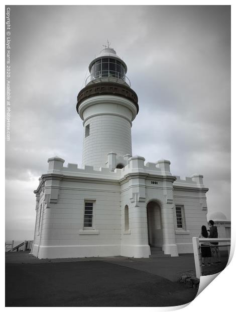 Cape Byron Lighthouse Print by Lloyd Harris