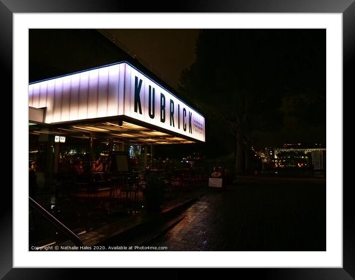 London Southbank - BFI Framed Mounted Print by Nathalie Hales