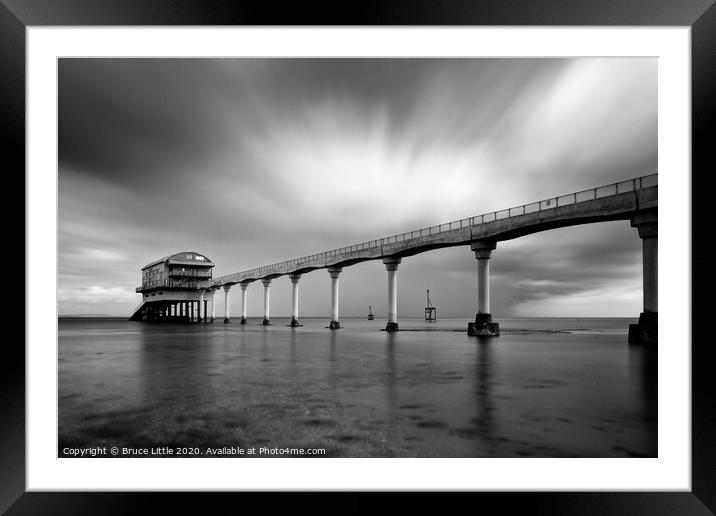 Long exposure of Bembridge lifeboat station Framed Mounted Print by Bruce Little