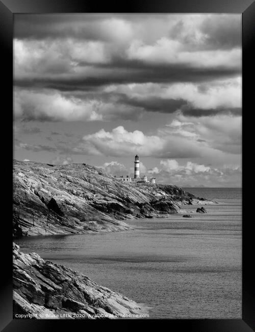 Eilean Glas Lighthouse Framed Print by Bruce Little