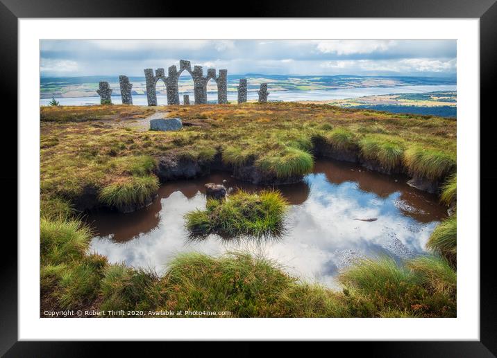 Fyrish Monument and Cromarty Firth Framed Mounted Print by Robert Thrift