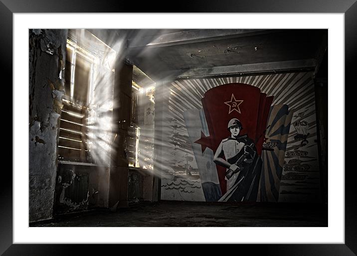 The light shines again on the Soviets Framed Mounted Print by Nathan Wright