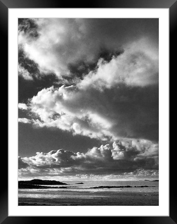Powerful Clouds Framed Mounted Print by Simone Williams