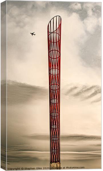 Red tower Canvas Print by Stephen Giles