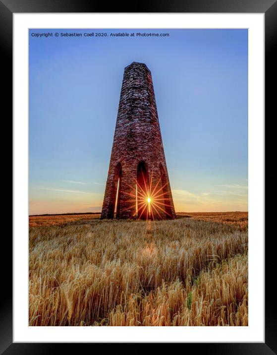 The Daymark Framed Mounted Print by Sebastien Coell