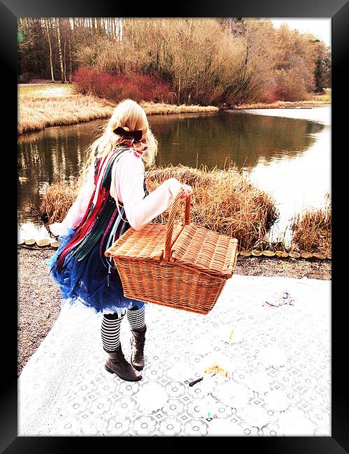 Alice in wonderland Framed Print by Amy Knight