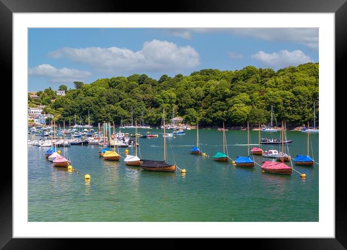 Fowey Harbour Cornwall Framed Mounted Print by Kevin Snelling