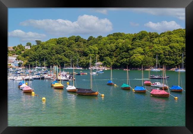 Fowey Harbour Cornwall Framed Print by Kevin Snelling