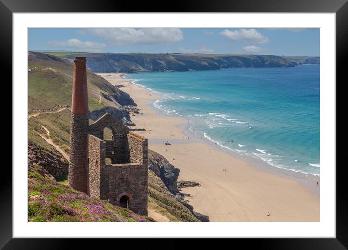A Majestic Engine House by the Sea Framed Mounted Print by Kevin Snelling