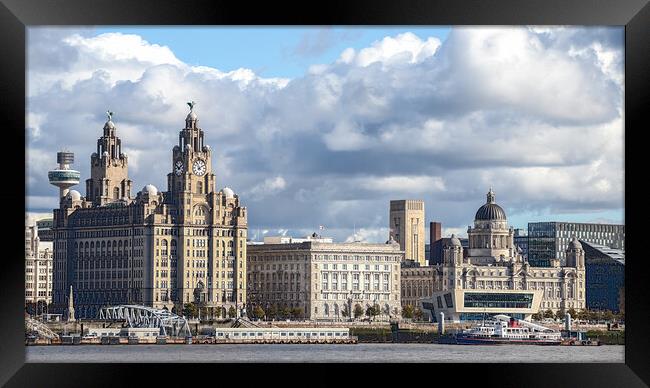 HDR of the Liverpool skyline Framed Print by Jason Wells