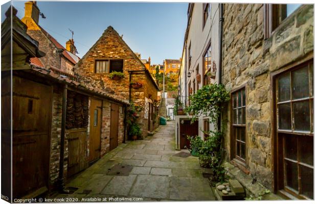 Whitby yard Canvas Print by kevin cook