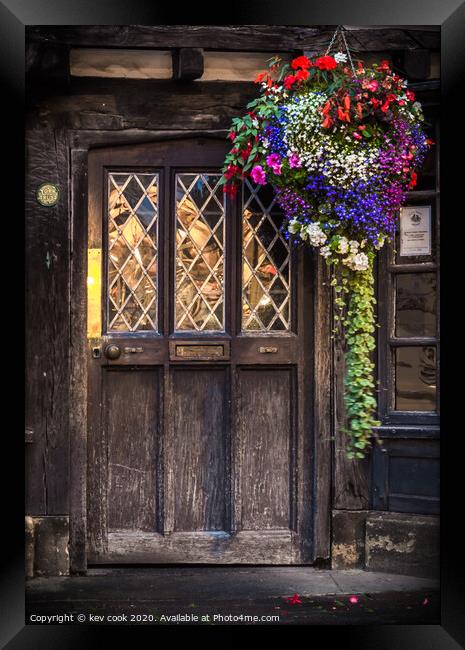 The Door Framed Print by kevin cook