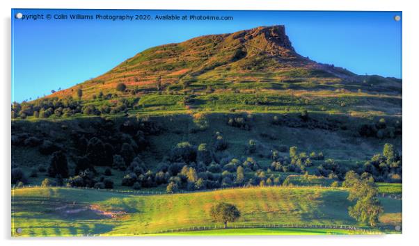 Roseberry Topping North Yorkshire 2 Acrylic by Colin Williams Photography