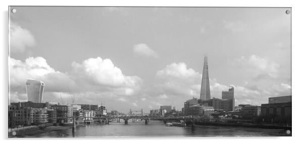 Majestic London Skyline  Acrylic by Beryl Curran