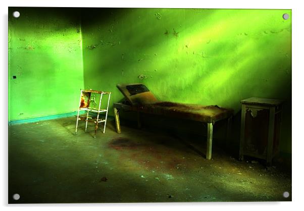 The Green Room Acrylic by Nathan Wright