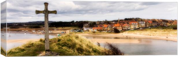 Alnmouth Panoramic Canvas Print by Northeast Images